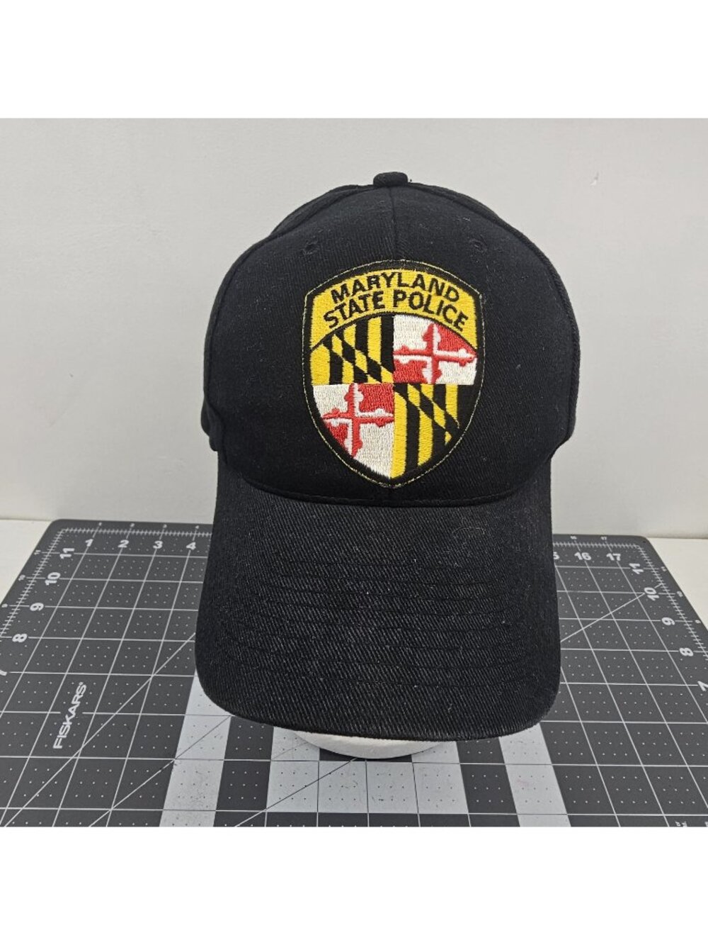 Maryland State Police Patched Cap Black Adjustable Baseball Hat